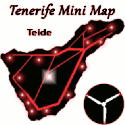 Tenerife Mini mapa Nordeste Comunicación mm