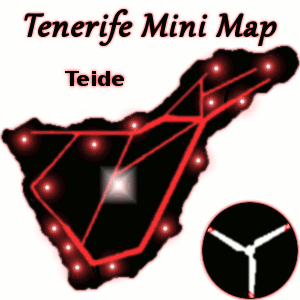 Tenerife Mini mapa Nordeste Comunicación mm